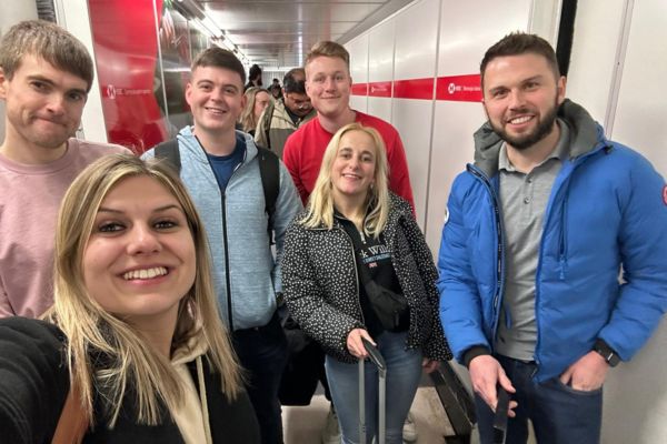 Image of Marine People team going abroad