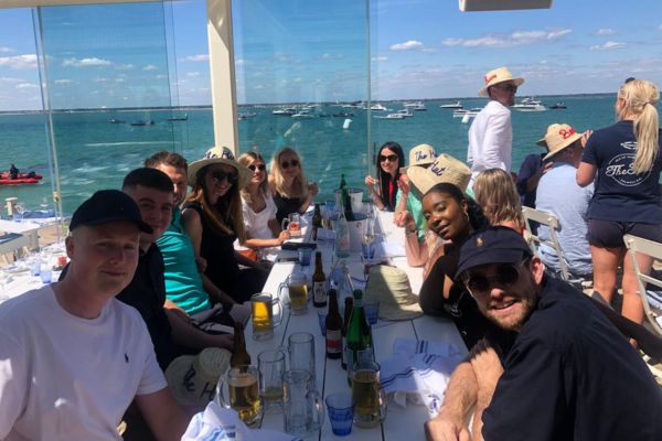 Image of Marine People team at staff party
