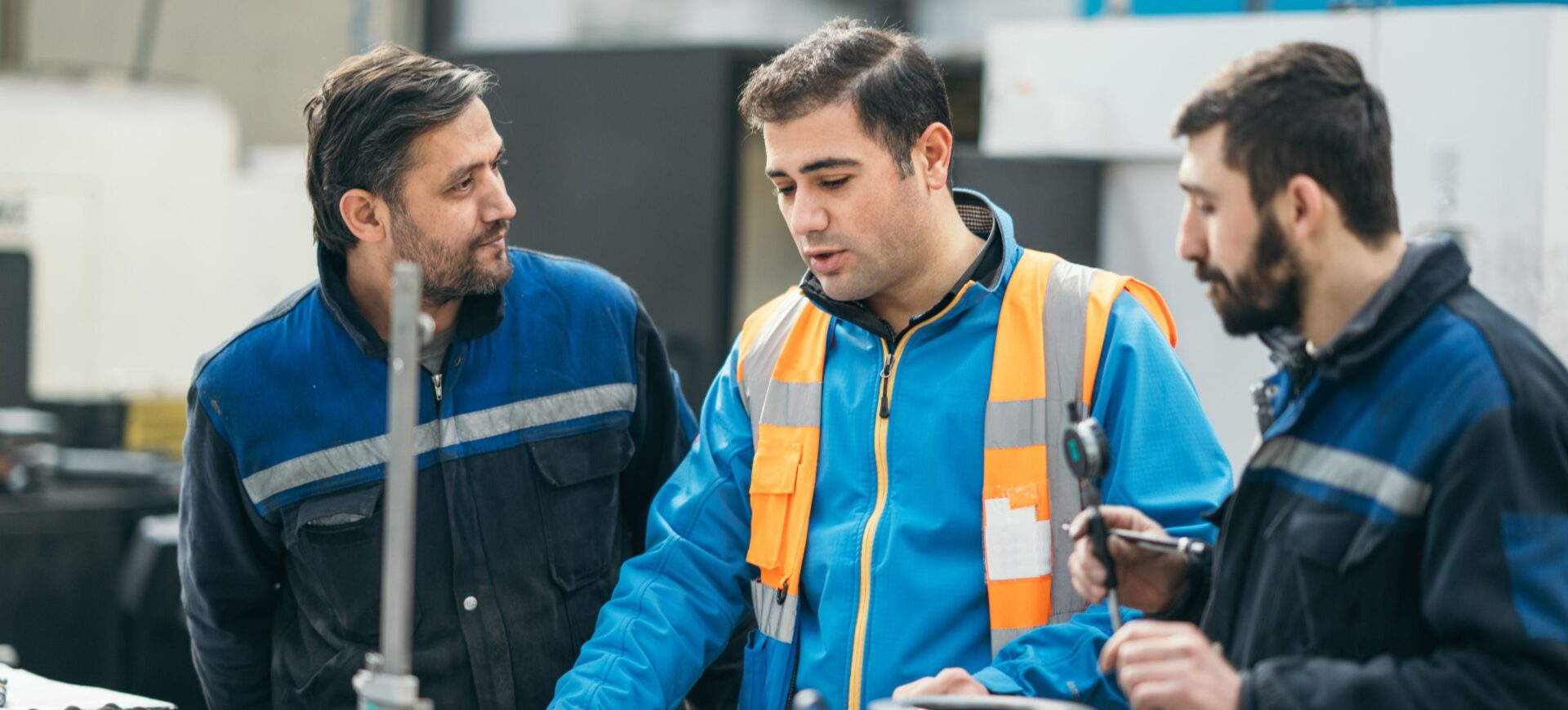 Blog 6 Three male engineers in training